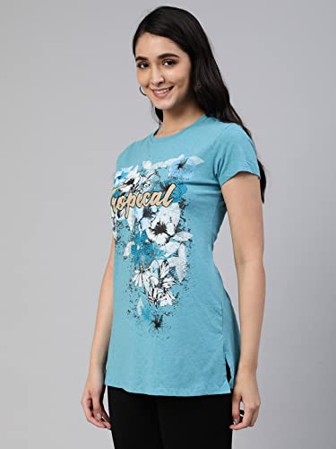 Image of Lyra Women's Cotton Regular Fit T-Shirt