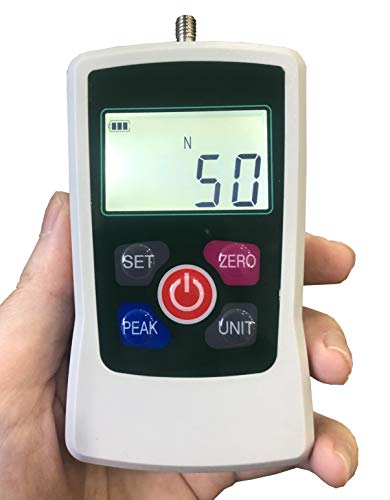 HFBTE Force Gauges Digital Force Gauge Dynamometer with Maximum Load Value 50N 5kg 11Lb 180Oz