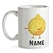 Mr. & Mrs. Panda Personalisierte Tasse Beste Freunde Zitrone - Geschenke, personalisiert, personalisierbar, Fehlende Keywords, personalisierbare, kaffeetasse, Lustige Sprüche