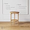 Amazon.com: Nathan James Sonia Boho Round Accent End Table, Natural ...