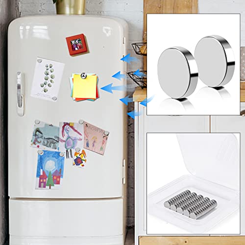 Image of 60 Pcs Small Magnets,8x3mm Fridge Magnets Neodymium Magnet for Refrigerator, Home