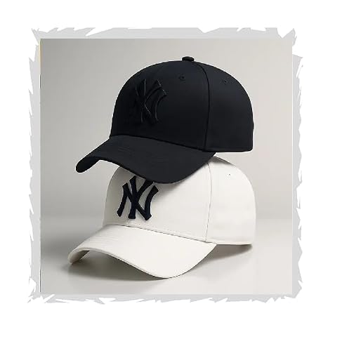SELLORIA A Brand Adjustable Unisex Cap for Men and Women Freesize Baseball Caps (Pack of 2) Black
