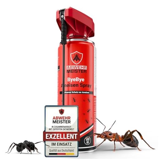 ABWEHR MEISTER ORIGINAL ByeBye Ameisen-Spray 2.0 [500 ml] mit Sofortwirkung dank AM-Formel, exzellente Alternative zur Ameisen-Köderdose, Ameisengel & Ameisenpulver