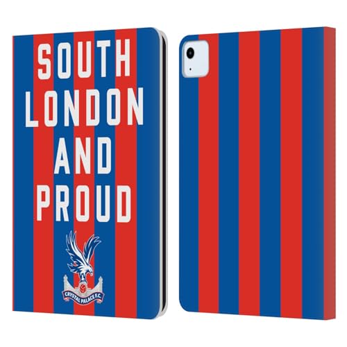 Head Case Designs Officially Licensed Crystal Palace FC South London & Proud 2025 Cup Final Leather Book Wallet Case Cover Compatible with Apple iPad Air 11 2020/2022/2024