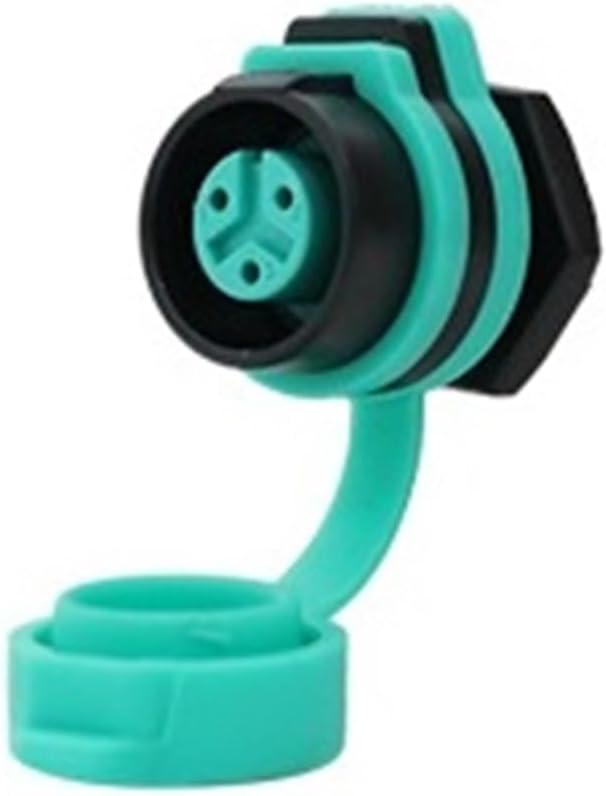M12 waterproof aviation socket 2-3-4 core 5-6-7-8 pin power round seat quick connector(2 core rear nut socket 5A250V)