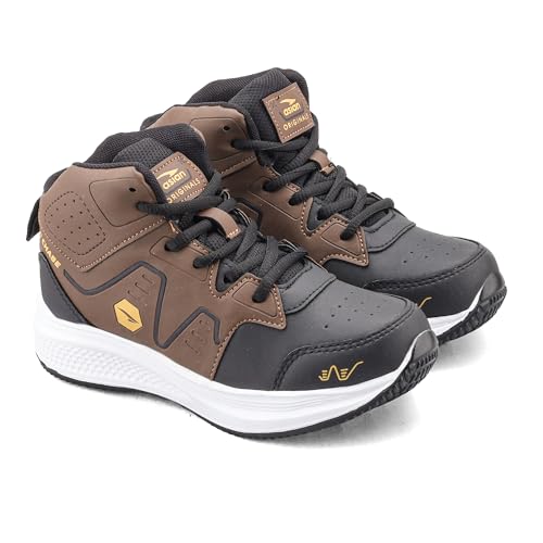 Image of ASIAN Adventure-41 Kids High Top Sports Shoes for Boys & Girls | Lightweight Cushioned Shoes for Running & Play | Breathable Anti-Skid Shoes