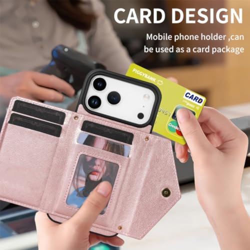 Étui porte-cartes iPhone 12 Pro Max violet avec support de protection intégrée - 2