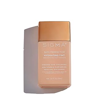 Sigma Beauty Skin Perfector Hydrating Tint 2 - Light Beige Tint Skin Tint Foundation for Lightweight, Buildable Coverage, With Hyaluronic Acid, Niacinamide Serum, and More