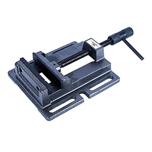 TOPWAY Drill Press Vice 150mm 6 Inch Professional Precision German Type Pillar Bench Drill Vice Clamp for Workshop Milling Machine Machinery Maintenance 403256