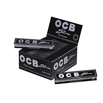 Ocb Premium Slim 24 Booklets Cigarette Rollin Paper #TOP19