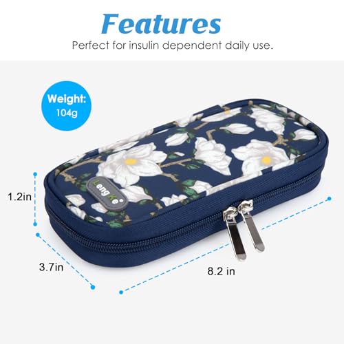 Image of YOUSHARES Insulin Cooler Travel Case, Diabetic Travel Case TSA Approved with 2 Ice Packs for GLP-1, for Ozempic, for Insulin Pens and Insulin Vials for Daily & Travel