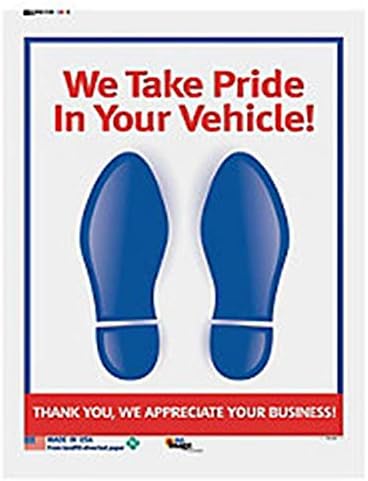 ImageMat M0760Lx2280A Winding Road Latex Paper Wet Strength Floor Mat - 500 Per Box