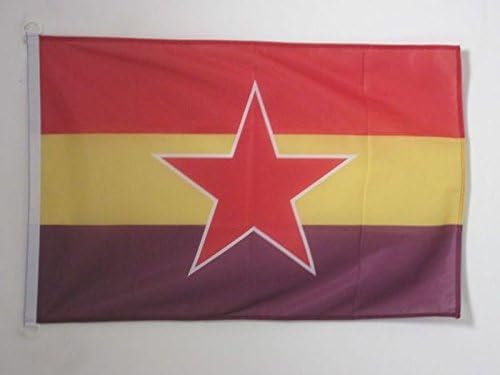AZ FLAG Spanish Republican Popular Army Nautical Flag 18'' x 12'', Spain Republican flags 30 x 45 cm, Banner 12x18 in for boat