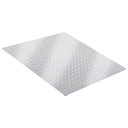 Qcwwy Cabezal de Ducha Cuadrado Rociador de Ducha Cuadrado Cabezal de de Acero Inoxidable de Tipo Lluvia Baño Moderno para el Hogar de Cromado