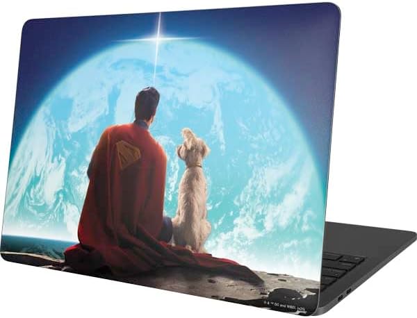 Skinit Decal Laptop Skin Compatible with MacBook Pro 13in (2020) - Officially Licensed DC Comics Superman Comic Pattern Logo in Red Design