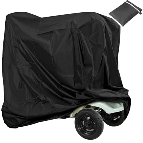 GOMETY Elektromobilabdeckung 140x66x91cm - Wasserdichte Rollstuhl & Mobilitätsroller Abdeckhaube aus 210D Oxford - Universeller Regenschutz für E-Scooter und Roller GOMETY Elektromobilabdeckung 140x66x91cm - Wasserdichte Rollstuhl & Mobilitätsroller Abdeckhaube aus 210D Oxford - Universeller Regenschutz für E-Scooter und Roller