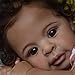 KOKOMANDY Reborn Baby Dolls - Biracial, 21in African American Realistic Ethnic Silicone Toddler Doll
