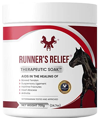 Runner's Relief Therapeutic Soak | Treatment for Bowed Tendon Injury | Natural Soothing Clay for All Horse | Horse Health All Breeds | use on Tendons, Ankles, Hooves, Ligaments (2 lbs)