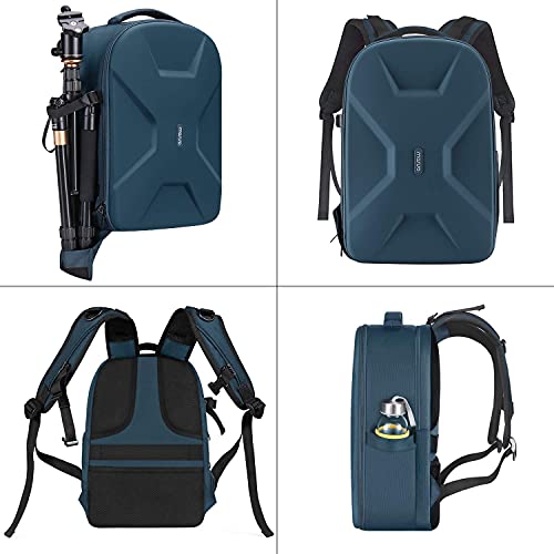 Image of MOSISO Camera Backpack, Photography Camera Bag 15-16 inch Waterproof Hardshell Case with Tripod Holder&Laptop Compartment