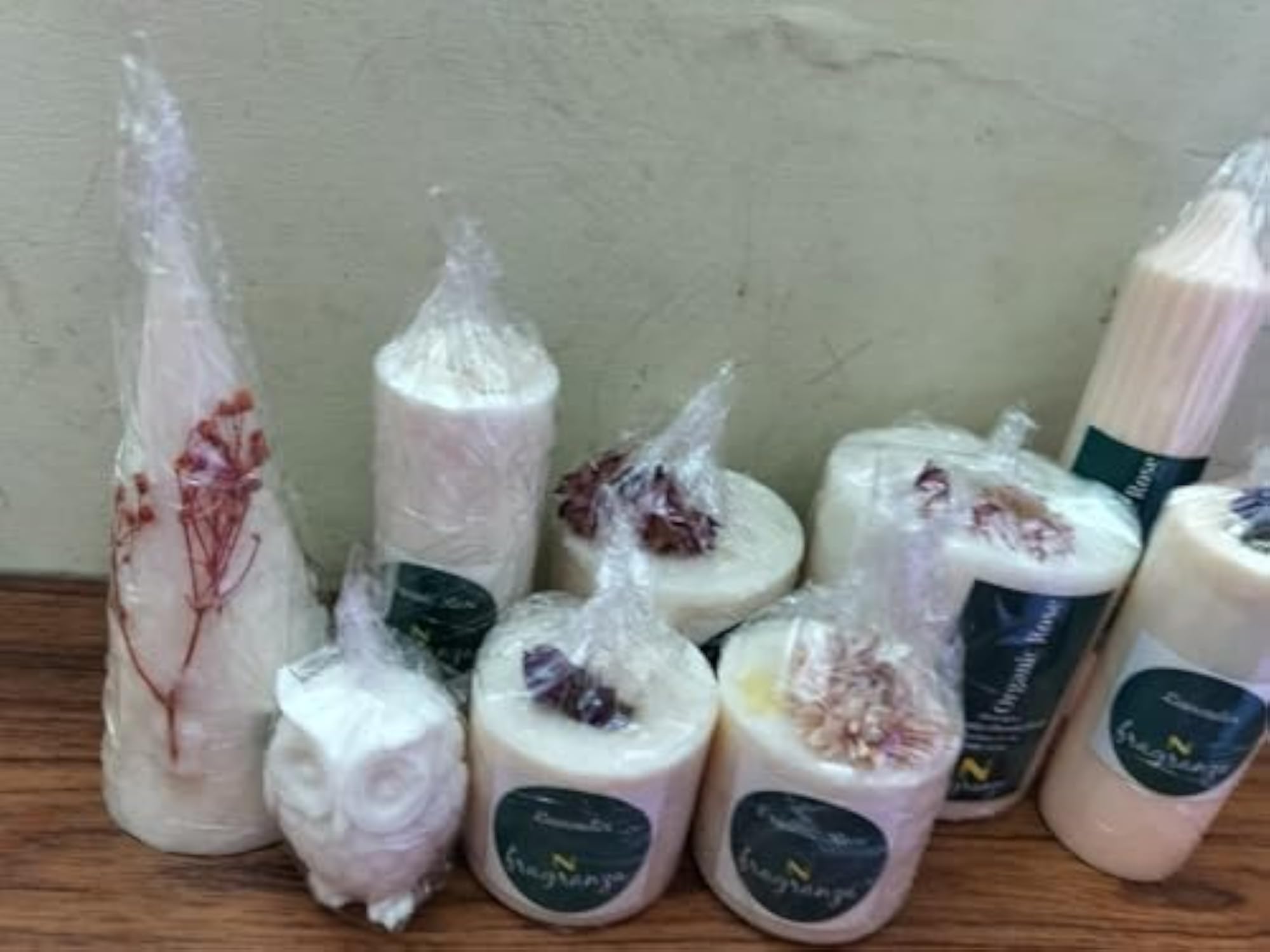 Lemon Cone Candle, Decorative Gift Option