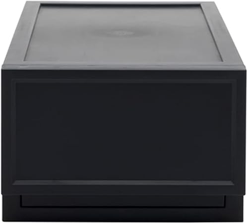 Miniatura 3 de ASTAGE  Cajón de almacenamiento, cajón modular apilable, almacenamiento de plástico, bloque de cajones  Negro pequeño A