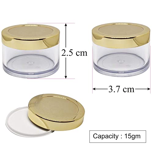 Image of Zenvista Meditech Glass Jar, Multipurpose (Pack of 3) (Amber, 15gm)