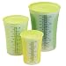 Chef'n SleekStor Pinch+Pour 3-Piece Measuring Beaker Set with Lids (Arugula)