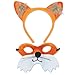 Beistle 60068 Fox Headband & Mask Set, Multicolored