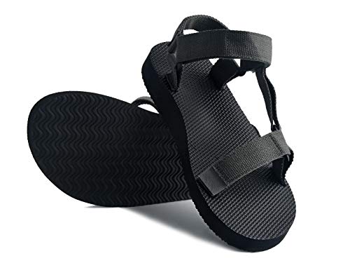 Image of riemot Women's Men's Sport Sandals with Arch Support Adjustable Quick Dry Beach Sandal Open Toe Outdoor Summer Walking Sandals