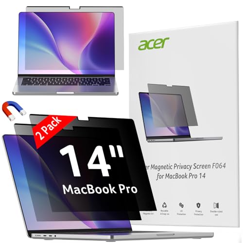 Filtre de confidentialité magnétique MacBook Pro 14 acer protection anti-espion amovible et claire