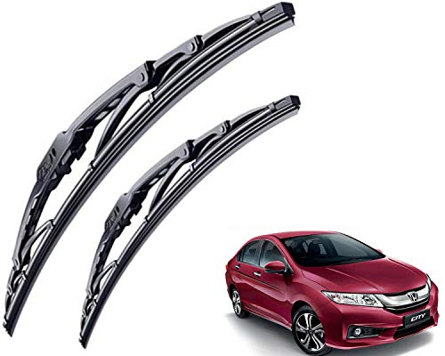 Image of WolkomHome High Performance OE Car Wiper Blade Replacement set of 2 Pc Right 22 inch Left 14 inch for Honda City Idtec 2016