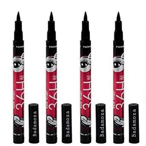 36H Eyeliner Precision Liquid Waterproof Lash Eyeliner Pencil Eye Liner, Water Resistant, Long-Lasting - (Black, Pack of 4)-image-23