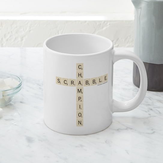 CafePress Scrabble Champion 20 Oz Ceramic Mega Mug 20 oz Ceramic Coffee Mega Mug