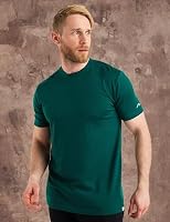 Merino.tech 100% Merino T-Shirt Herren Kurzarm Sport & Outdoor (XX-Large, Rainforest Green) – Ansicht 9