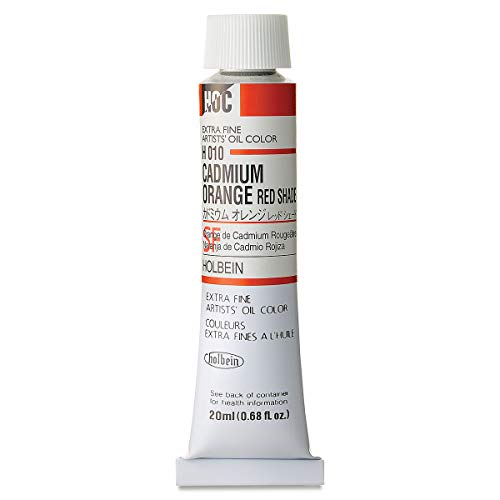 ホルベイン 油絵具 カドオレンジレッドシェード H010 20ml