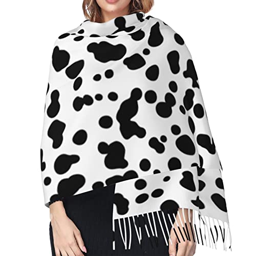 TQD Dalmatian Print Cozy Long Scarf Women'S Fashion Scarf Long Shawl Winter Soft Warm Scarf4
