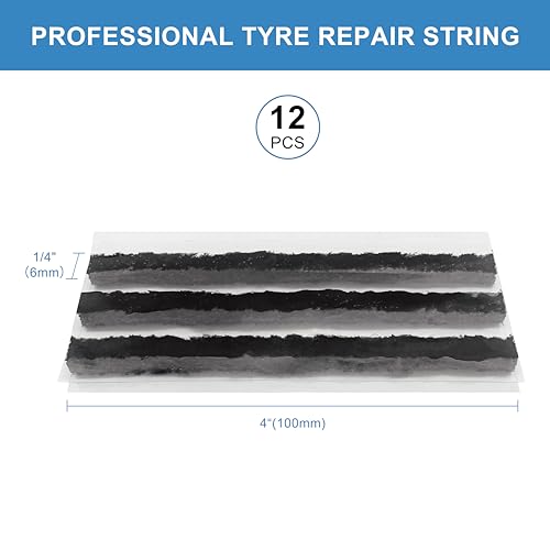 Image of TT-M29 TubelessTire Repair Kits-29 PCS Universal,Upgrade T-HandleTyre Plug Kit Emergency Puncture Repair Kit for Cars Motorcycles