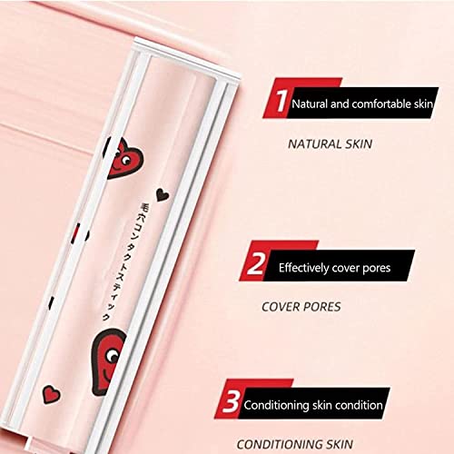 2023 New Magical Pore Eraser Waterproof Face Primer Stick, Loy Hanc Pore Eraser Stick, Matte Blur Stick Primer For Face, Poreless Make Up Primer, Hydrating Pore Eraser Foundation Cream (3Pcs) #TOP1