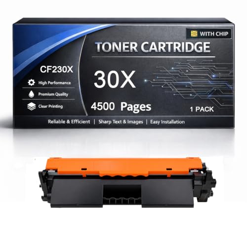 Toner HP 30X CF230X compatible noir pour LaserJet Pro M227fdw M203dn 4500 pages