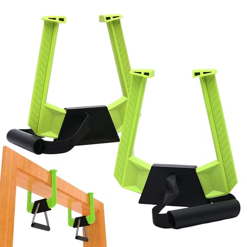 Barre de traction sans perçage avec poignées de suspension pour abdos et pompes