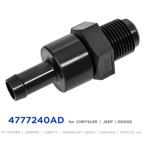 Image of PCV Valve V368 Valve Complete - Control, for Select Chrysler Jeep Dodge Models as Sebring | Liberty | Wrangler| Neon etc., PCV Valve Replacement Automotive Accessories by KeeRoarin, 1 Pack