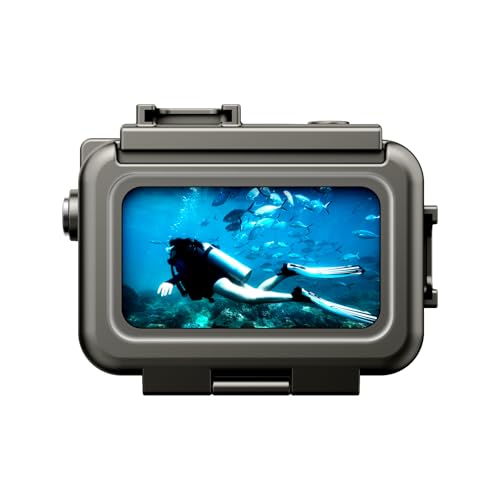Image of Waterproof Housing Case for Action 4 /5 Pro, 60M Underwater Depth, Aluminum Alloy Construction, Dual Cold Shoe Design (YH-SF15004)