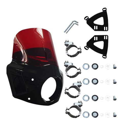 Carénage de phare moto 11'' avec pinces 39 mm pour Sportster 2011-2022