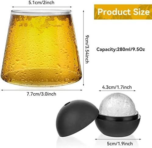 Mount Fuji Beer Glasses,2 Pcs 10 Oz Creative Drinking Glasses,Mountain Shape Wine Glasses,Bar Glassware,Dessert Cup,Ice Cream Cup,Vintage Glassware,Clear Glass Cup,Cocktails Whiskey Glasses