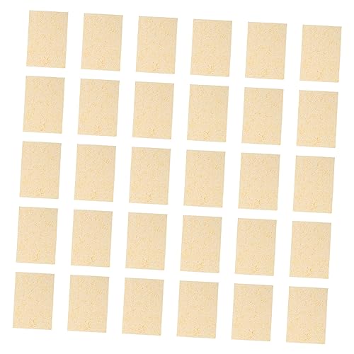 Balacoo Welding Clean Pads 30pcs Rectangle Soldering Iron Cleaning Sponges Solder Sponge for High-temperature Resistance