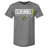 500 LEVEL Nneka Ogwumike Seattle Storm Men's Premium T-Shirt - Nneka Ogwumike Seattle Storm Elite WHT (Tri Gray, XXX-Large)