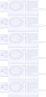 Shanrya Ink Damper Replacement for XP600 Printers - PP Material, 4x3mm Standard Size, Prevents Clogging, Easy Install, Pack of 6 (White)