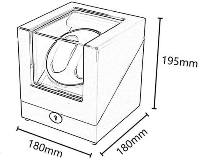 FENOKD Automatic Watch Winder Watch Winder Shake Table Device Mechanical Watch Motor Box Shake Table Box Single Table Motor Box Carbon Fiber Motor Box Carbon