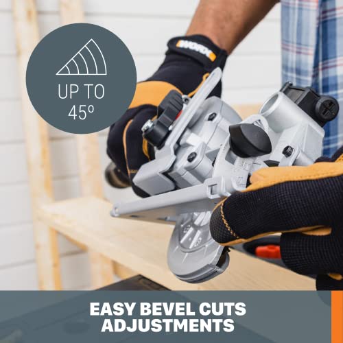 Worx Worxsaw Corded 4.5” Compact Circular Saw - Wx437L #TOP7