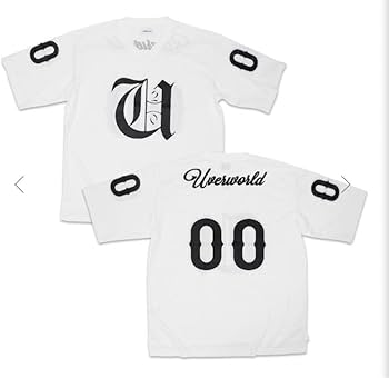 Amazon.co.jp: UVERworld グッズ ゲームシャツ 白 信人プロデュース